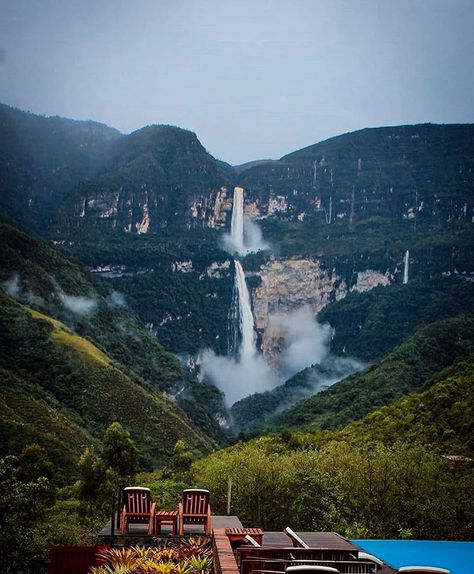 Tours para Cusco-Machu Picchu on Instagram: “Catarata de Gocta , uno de los lugares que tienes que visitar de todas maneras en la región de Amazonas 💚💚 . . Use #PeruDestinations 📸…” Flora Y Fauna, Peru Travel, March 7, Machu Picchu, South America, Trekking, Peru, Places To Go, Architecture