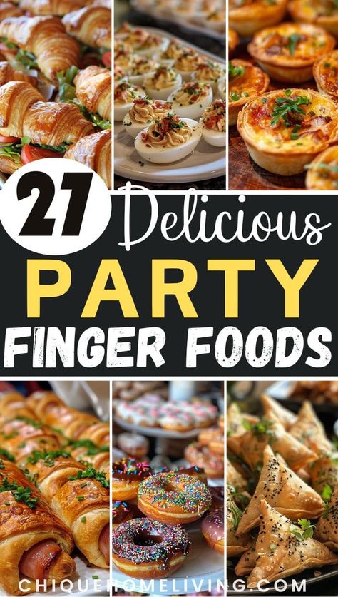 Canapes Ideas Easy, Party Finger Food Ideas, Easy Food Ideas, Finger Foods Easy Party, Party Finger Food, One Bite Appetizers, Finger Food Ideas, Party Food Recipes, Peanut Butter Balls Recipe