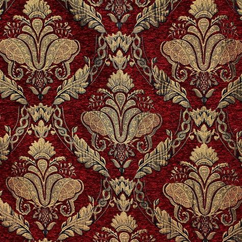 Shiraz Pencil Pleat Curtains (Pair) - Burgundy Red and Gold - Damask Jacquard Tapestry - Ready Made - Matching Tiebacks - Room Darkening - 100% Polyester - 168cm width x 183cm drop (66 x 72" inches): Amazon.co.uk: Kitchen & Home Burgundy Bedroom Ideas, Burgundy Bedroom, Romantic Wall Decor, Pencil Pleat Curtains, Pleat Curtains, Bedroom Items, Coverlet Bedding, Floral Damask, Pencil Pleat