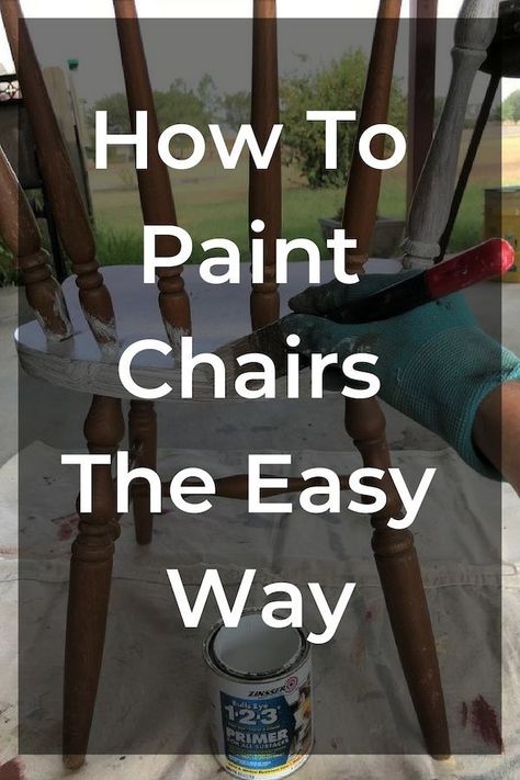 Old Chairs Repurposed Diy Projects, Painting Old Chairs, Wooden Chair Makeover, Painted Chairs Diy, Paint Chairs, Wood Chair Makeover, Diy Chairs, Painted Wooden Chairs, Painted Wood Chairs