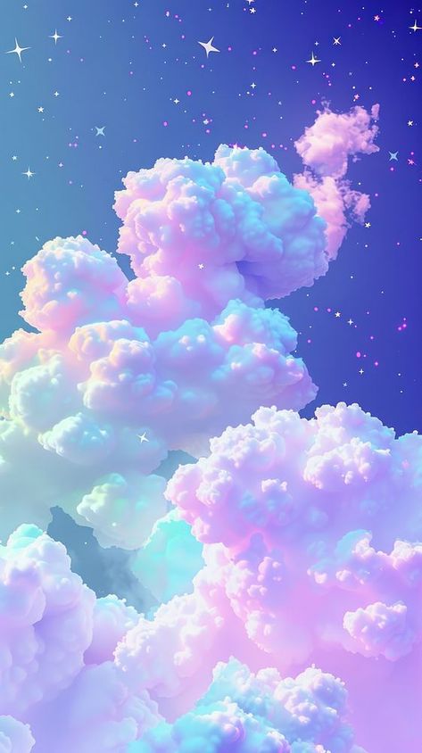 Cloud made by cotton candy outdoors cumulus weather. | free image by rawpixel.com / Hein Candy Aesthetic Background, Cloud Blue Aesthetic, Cute Wallpaper Backgrounds Iphone, Cotton Candy Background, Cotton Candy Aesthetic, Wallpaper Candy, Cotton Candy Wallpaper, Cute Backgrounds Aesthetic, Background Candy