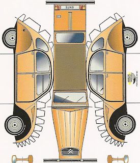 * * *La boite à idées de l' atelier 3B* * *: La 2 CV porte téléphone DIY fête des pères Paper Model Car, Hobby Desk, Leather Pouches, Cardboard Model, Car Diy, Cardboard Toys, Paper Car, Paper Toy, Card Model