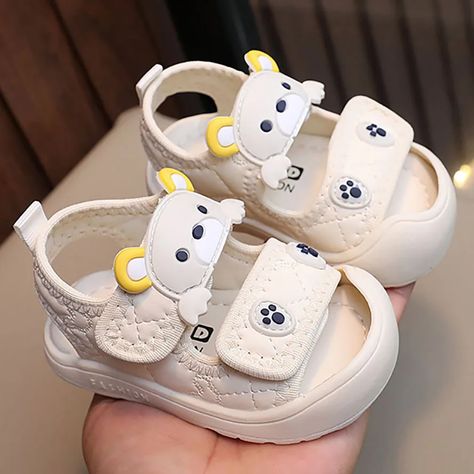 Summer Toddler Sandals For Baby Girls Korean Style Cute Bear Infant Baby Shoes Soft-soled First Step Sport Sandal Walking Shoes Check more at https://lullwonders.com/?product=summer-toddler-sandals-for-baby-girls-korean-style-cute-bear-infant-baby-shoes-soft-soled-first-step-sport-sandal-walking-shoes Girls Korean, Toddler Sandals, Shoes Soft, Sport Sandals, Cute Bear, Just Kidding, Cute Bears, Meringue, Walking Shoes