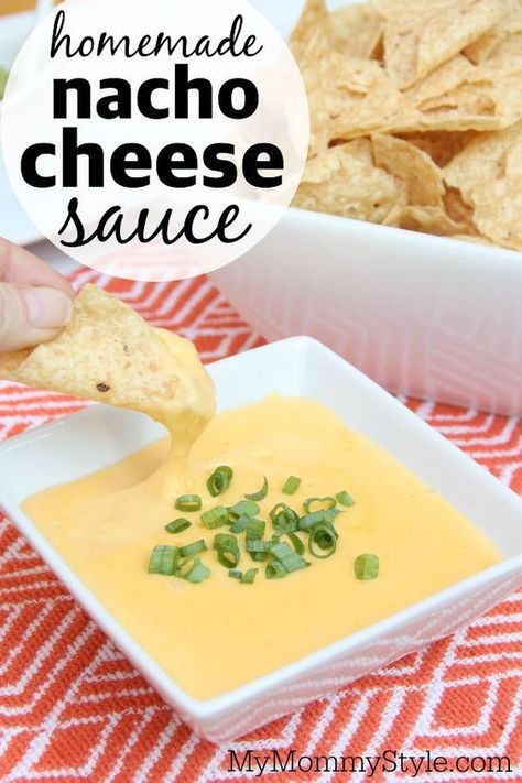 homemade nacho cheese sauce with real cheese Nachos Bar, Homemade Nacho Cheese, Homemade Nacho Cheese Sauce, Homemade Nachos, Nacho Bar, Nacho Cheese Sauce, Nacho Cheese, Meal Prep Bowls, Mommy Style