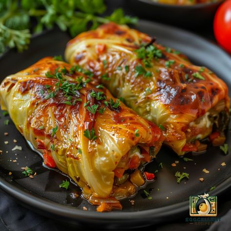 If you are looking for a hearty and delicious meal, these Stuffed Cabbage Rolls with Egg are a fantastic choice. Loaded with a tasty mixture of ground meat, rice, and an egg to bind everything together, these rolls are wrapped in tender cabbage leaves and simmered in a flavorful tomato sauce. It’s a comforting dish ... Read more Cabbage Rolls Recipes, Cabbage Rolls Polish, Best Cabbage Rolls Recipe, Lithuanian Food, Easy Cabbage Rolls, Boiled Cabbage, Cabbage Wraps, Lithuanian Recipes, Stuffed Cabbage Rolls