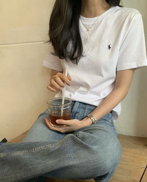 Casual College Outfits, Korean Casual Outfits, Casual Day Outfits, Tomboy Style Outfits, Stylish Work Outfits, 가을 패션, Classic Outfits, Looks Style, Casual Style Outfits