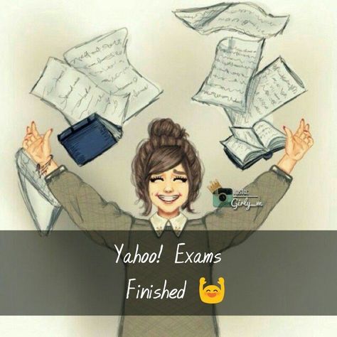 Exam Over Quotes, Exam Dp For Whatsapp, Exams Finished, Whatsapp Photo, School Life Quotes, Friend Drawings, Exams Funny, Exam Quotes, College Looks