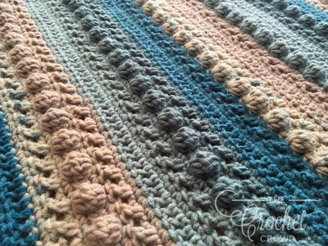 Crochet Little Boy Blue Baby Blanket by Jeanne Steinhilber Crochet Crowd Patterns, Crochet Baby Blanket Borders, Crochet Blanket Boy, Blue Crochet Blanket, Crochet Blanket Border, Crochet Baby Blanket Beginner, The Crochet Crowd, Baby Boy Crochet Blanket, Blue Baby Blanket