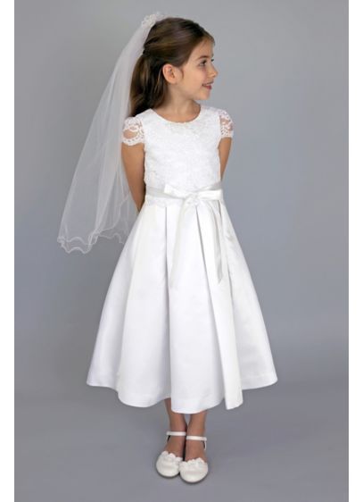 Comunion Dress, Box Pleat Dress, Girls First Communion Dresses, Communion Ideas, Big Girl Dresses, Girls Communion Dresses, Holy Communion Dresses, Charlotte Dress, Pleat Dress