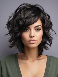 Corte Shaggy, Micro Bob, Jennifer Lopez Hair, Rocker Hair, Fine Straight Hair, Short Hair Images, Layered Haircuts For Medium Hair, Messy Short Hair, Hair Affair