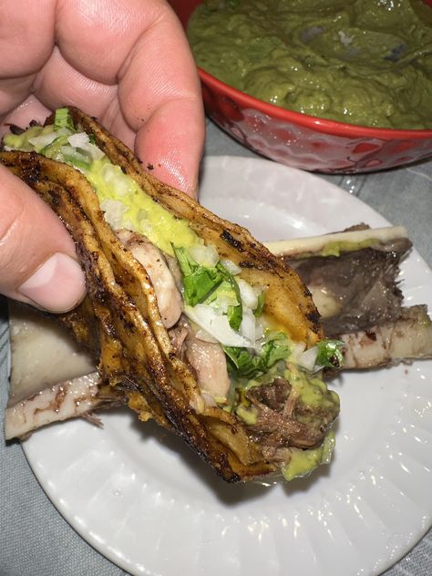 Beef and bone marrow tacos. by nooyork Bone Marrow Tacos, Neck Bones, Taco Recipe, Good Bones, Bone Marrow, Taco Recipes, Tacos, Bones, Quick Saves