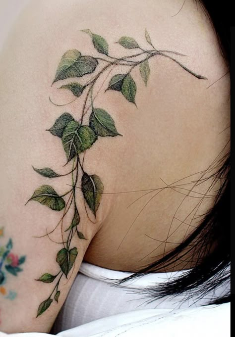 Ivy Tattoo, 42 Tattoo, Flower Tattoo Ideas, Leaf Tattoo, Muster Tattoos, Vine Tattoos, Plant Tattoo, Tattoo Ideas For Women, Botanical Tattoo