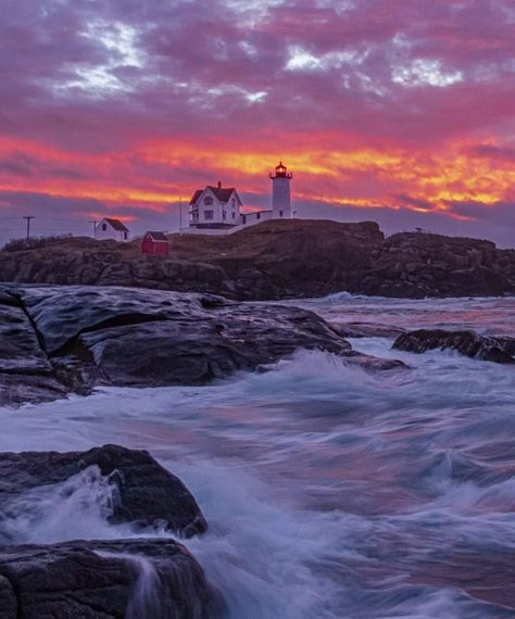 York Beach Maine, Lighthouse, New England, Maine, Art Inspiration, England, Quick Saves, Art