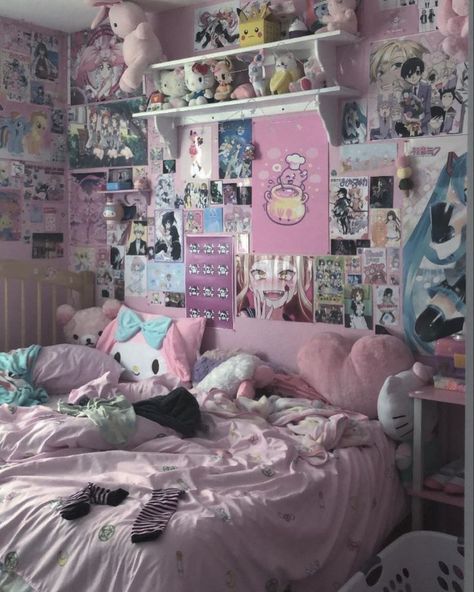 Kawaii Room Ideas, Squishies Kawaii, Stationery Cute, Kawaii Bedroom, Otaku Room, Hello Kitty Rooms, Cute Squishies, Kawaii Things, Monthly Box