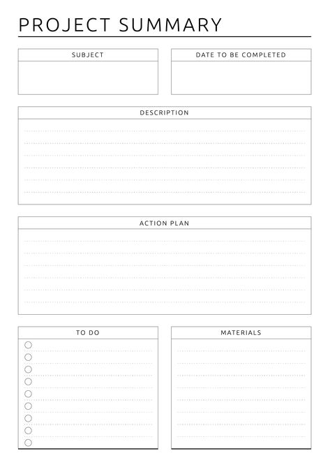 Two-page template for planning student projects. Keep control on all tasks, create to-do list and schedule, track time and progress. Sections available in this template: Subject Name, Date to be completed, Description, Action Plan, To Do List, Materials, Project task tracker, Start Date, End Date, Progress  #universitystudentplanner #collegeplanner #backtoschool #freeplanner #organization Project Template Planner, Subject To Do List Template, Project Action Plan Template, School Project Planner, Daily Notes Template, Material List Template, Project Brief Template, Bujo Project Tracker, Project Management Planner