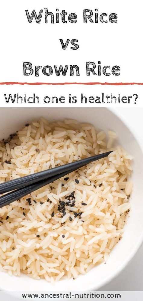 Brown Rice vs White Rice – which rice is best for you? While brown rice is often recognized as the healthier option, this article presents the benefits of eating white rice! #health #cleaneating Jasmine Rice Benefits, Brown Rice Vs White Rice, Healthy White Rice, Brown Rice Diet, Rice Benefits, Brown Rice Benefits, Rice Nutrition Facts, Healthy Brown Rice, Benefits Of Rice