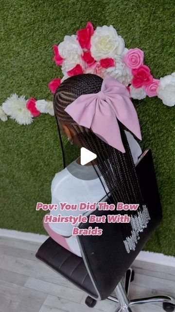 Larissa Gibson on Instagram: "Half up Half down w/ Trending Bow 🎀🩷
•Click Link in bio for Availability !

#viralvideos #braids #atlantakidsbraids #atlkidsbraids #bow #halfuphalfdown #viralbowstyle #explore #explorepage" Kids' Braids, Bow Hairstyle, Half Up Half Down, May 17, Half Up, Gibson, Viral Videos, Link In Bio, Atlanta