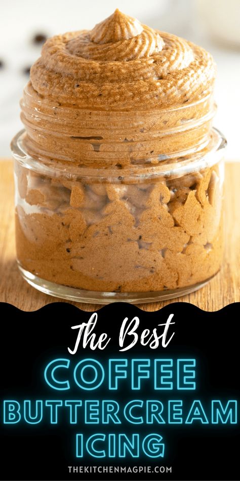 Coffee Buttercream Frosting, Flavored Buttercream, Coffee Frosting, Lemon Cake Mix Recipe, Frosting Ideas, Sweet Sauces, Coffee Buttercream, Chocolate Pound Cake, Ganache Recipe