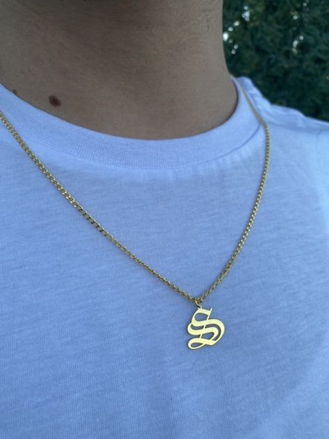 C Necklace, Boyfriend Boyfriend, Letter Necklace Silver, Sterling Silver Initial Necklace, Silver Initial Necklace, Name Necklace Gold, Alphabet Necklace, Custom Initial Necklace, Gold Letter Necklace