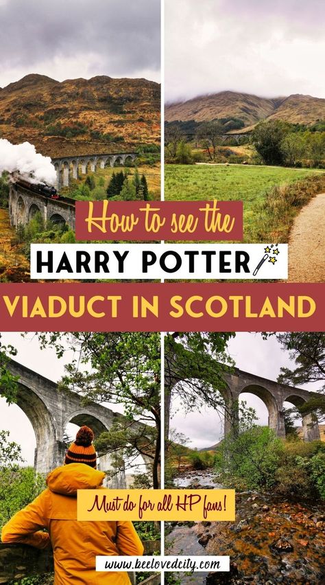 Harry Potter Train Scotland, Harry Potter Scotland, Scotland Harry Potter, Scotland Train, Harry Potter Places, Harry Potter Locations, Glenfinnan Viaduct, Harry Potter Filming Locations, Harry Potter Travel