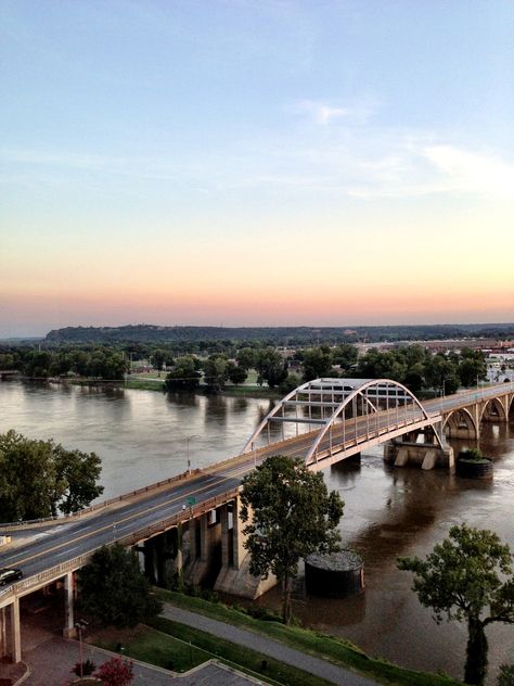 Arkansas River, Downtown Little Rock (photo: Elijah Brantley) Best Small Towns In Arkansas, Arkansas Nature, Eagle Rock Loop Arkansas, Arkansas City, Little Rock Arkansas, Hilton Hotel, Hiroshima, Arkansas, Travel Photography