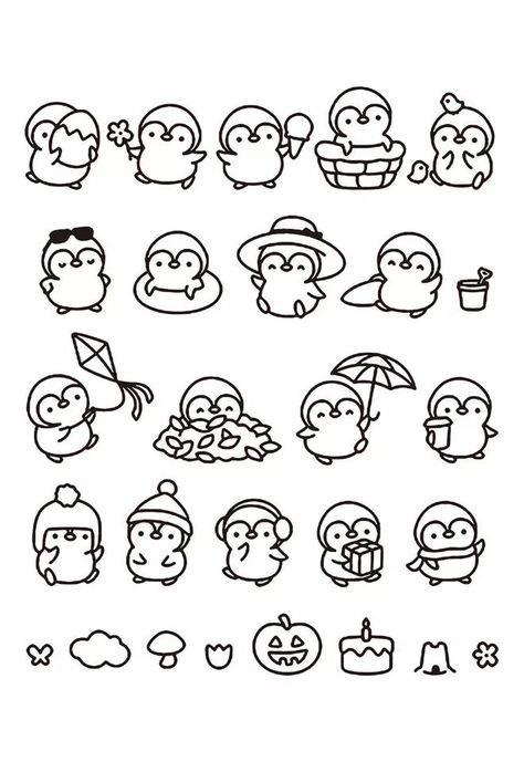 Cute Easy Doodles, 강아지 그림, Easy Doodle Art, 캐릭터 드로잉, Easy Doodles Drawings, Cute Doodles Drawings, Cute Doodle Art, Mini Drawings, Digi Stamps