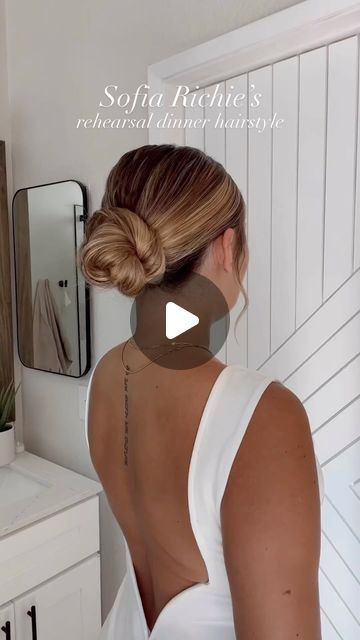 Rehearsal Dinner Hair Updo, Sofia Richie Rehearsal Dinner Hair, Sofia Richie Updo, Sofia Richie Hair Wedding, Sophia Richie Wedding Hair, Sofia Richie Wedding Hair, Rehearsal Dinner Hair For Bride, Rehearsal Dinner Hairstyles, Sleek Wedding Updo