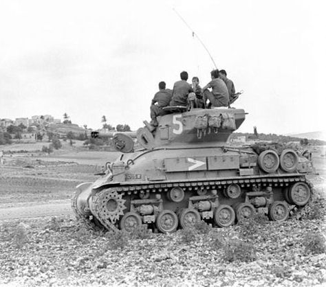 The Six-Day War M10 Tank Destroyer, Panzer Ii, Mg 34, M4 Sherman, American Tank, Sherman Tank, Armoured Vehicles, Wwii Photos, Military Armor