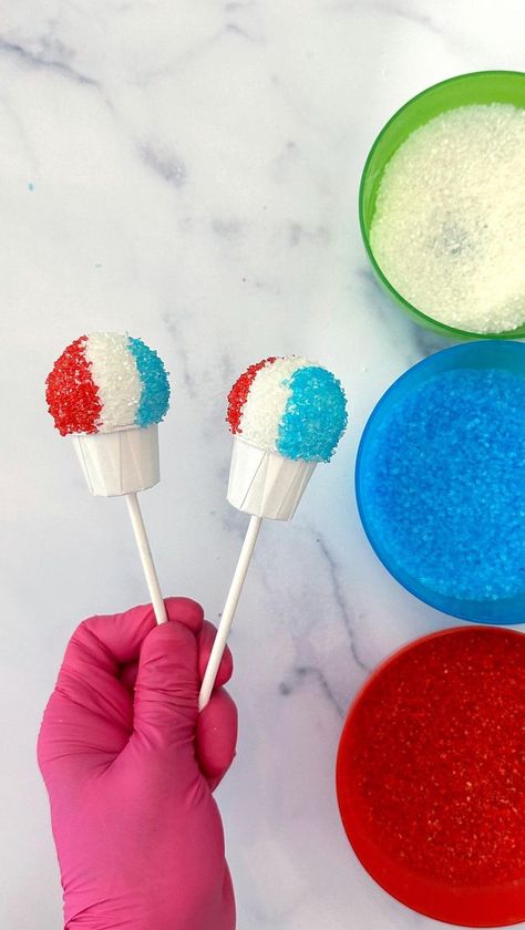 Sweet Whimsy Shop | Cake Pops | Bakery & Tutorials on Reels | Palm City · Good Life Circus Theme Cake Pops, Fish Bobber Cake Pops, Carnival Theme Cake Pops, Carnival Cake Pops, Clown Cake Pops, Candy Theme Cake Pops, Circus Cake Pops, Desserts Fourth Of July, Carnival Themed Cakes