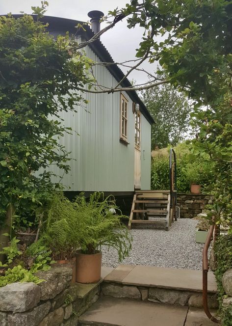 What is it like to live full-time in a shepherd’s hut? | Plankbridge Shepherd's Huts Blackdown Shepherd Huts, Shepherds Huts, Beech Hedge, Shepherd Huts, Yorkshire Dales National Park, Electric Radiators, Quiet Corner, Shepherds Hut, Beautiful Cottages