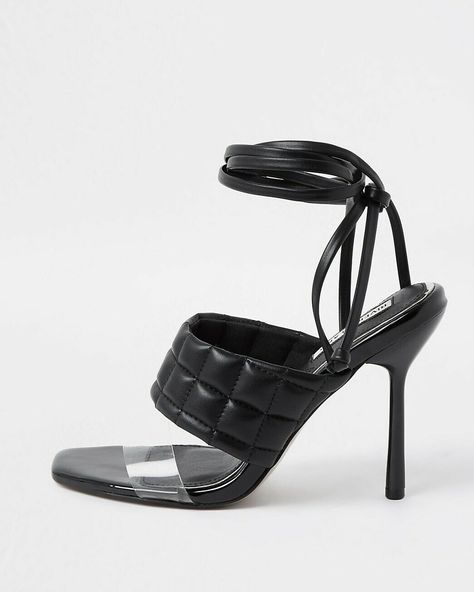 Woman Heels, Tie Up Sandals, Shoes Heel, Sandal Heels, Stiletto Shoes, Shoe Size Conversion, Shoes Uk, Womens Heels, Black Heels