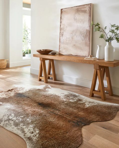 Faux Cowhide Rug, Faux Hide Rug, Alexander Home, Faux Cowhide, Artisan Rugs, Loloi Rugs, Hide Rug, Silver Rug, Rustic Lodge