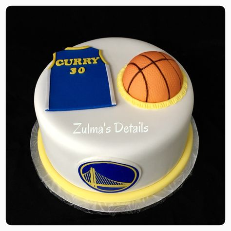 Golden State Warriors Stephen Curry Birthday Cake, Stephen Curry Cake Ideas, Steph Curry Birthday Cake, Curry Birthday Cake, Stephen Curry Cake, Stephen Curry Birthday, Golden State Warriors Cake, Warriors Cake, Golden State Warriors Birthday