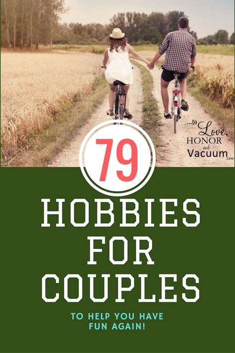 79 Hobbies to Do with Your Spouse - hobbies to do as a couple Hobbies For Couples, Love You Husband, Couple Activities, Under Your Spell, Healthy Marriage, Christian Marriage, Marriage Relationship, Marriage Tips, Marriage And Family