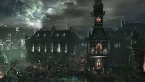 Batman: Arkham Asylum (2009) Batman Arkham Series, Batman Games, All Batmans, Batman Arkham Asylum, Cool Symbols, Dc World, Batman Poster, Batman Arkham City, Horror Video Games