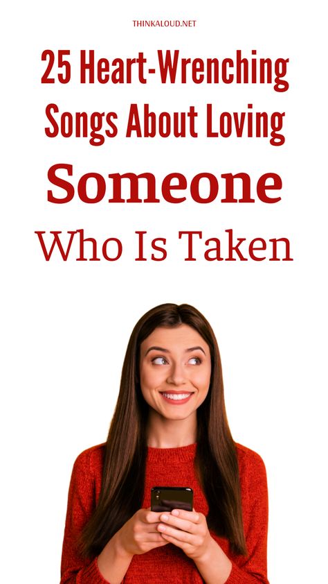 We’re all aware that “the heart wants what it wants,” but sometimes not even Selena’s wise words can prevent us from going down the rabbit hole of falling for someone we’re not supposed to fall for. When we become obsessed with the wrong person, songs about loving someone who is taken fall short.


#thinkaloud #pasts #properly #lovequotes #love #loveit #lovely #loveher #loveyou #loveyourself #lovehim #adorable #amor #life #bae #beautiful #couple #coupleblog #couplegoals Falling For Someone Who Is Taken, Songs About Loving Someone You Cant Have, In Love With Someone Who Is Taken, Loving Someone You Can't Have, Heart Wants What It Wants, Cheer Captain, Falling For Someone, Writing Lines, The Lumineers