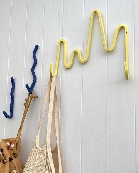 Fun Towel Hooks, Clay Hooks Diy, Fun Wall Hooks, Ceramic Hooks Diy, Ceramic Hanger, Ceramic Towel Hook, Funky Coat Hooks, Clay Hooks, Off Grid Home