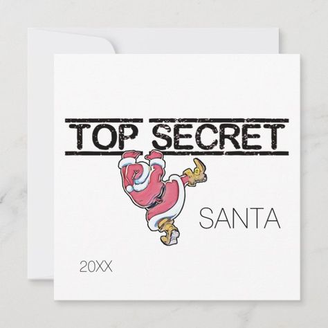 Secret Santa information employee invitation - tap/click to personalize and buy #employee #christmas #party #secret #santa Employee Christmas Party, Secret Santa Invitation, Santa Notes, Corporate Christmas Party, Corporate Christmas Parties, Secret Santa Gift Exchange, Company Christmas Party, Santa Card, Santa Cards