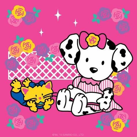 Spottie Dottie, Spotty Dotty, Nostalgia Core, Nostalgia Aesthetic, Art Account, Hello Kitty Themes, Dorm Posters, Book Day, Sanrio Wallpaper