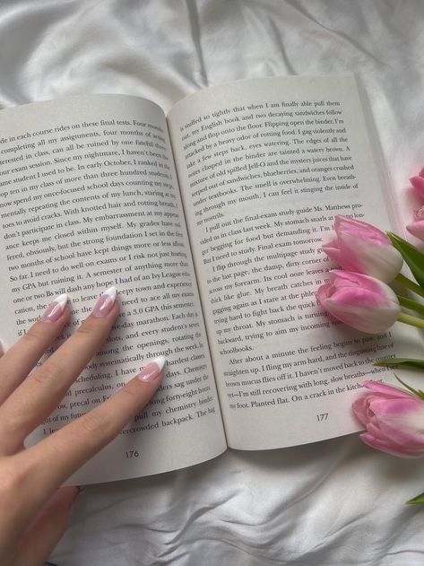 perfect-lifestyles Coquette Filler Photos, Pink Filler Photos, Nails And Book Aesthetic, Instagram Filler Photos Pink, Spring Filler Photos, Spring Asthetics Photos, Tulips And Books, Book Asthetics Photos, Filler Photos Instagram Aesthetic