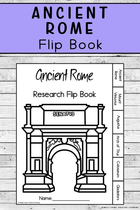 Ancient Rome was a powerful civilisation that ruled much of Europe. Learn about Ancient Rome with this fun and free Ancient Rome Flip Book. Ancient Rome Kids Projects, Ancient Rome Lessons, Ancient Rome Kids, Ancient Rome Activity, Ancient Civilizations Projects, Rome Activities, Ancient Rome Projects, History Printables, Ancient Greek Philosophers