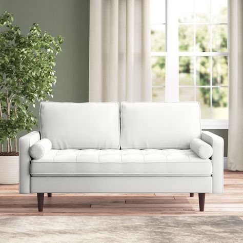 Velvet Loveseat, Living Room Furniture Sofas, Beachcrest Home, Furniture Outlet Stores, Room Sofa, Wood Legs, Living Room Sofa, Dining Set, Sofa Furniture