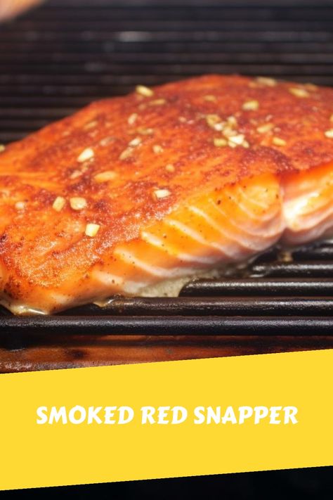 Make your seafood dinner extraordinary with Smoked Red Snapper. Explore recipes for a smoky twist on this classic dish. Smoked Red Snapper, Red Snapper Filet Recipes, Snapper Filet Recipes, Red Snapper Recipe, Bbq Meals, Red Snapper Fillet, Red Snapper Recipes, Snapper Recipes, Grilled Fish Recipes