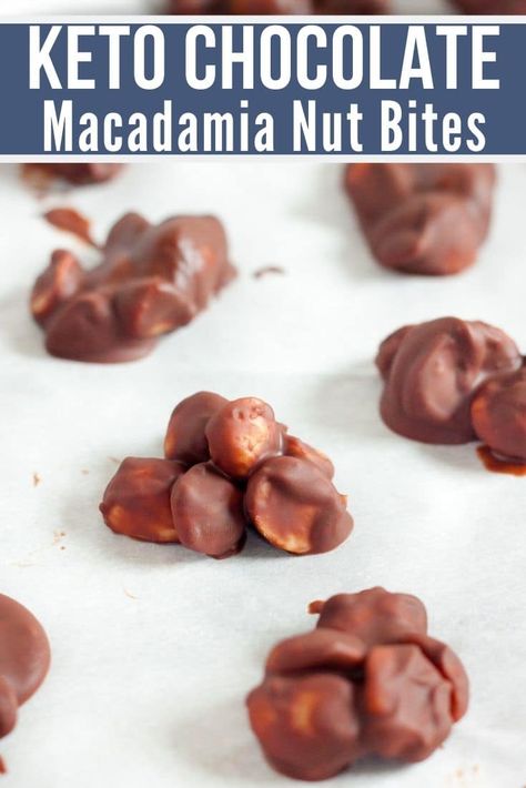 Keto Chocolate Macadamia Nut Bites Kasey Trenum, Low Carb Desserts Easy, Healthier Sweets, Tiramisu Dessert, Desserts Keto, Keto Candy, Chocolate Macadamia, Brownie Cupcakes, Keto Friendly Desserts