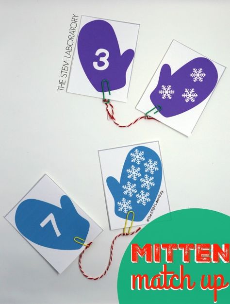 So cute! FREE mitten number match up. Match the number to the snowflakes. Free winter game for kids. Winter Math Games, Game Crafts, Craft Preschool, Preschool Winter, Winter Activities Preschool, Math Games For Kids, Winter Classroom, Winter Kindergarten, Winter Math