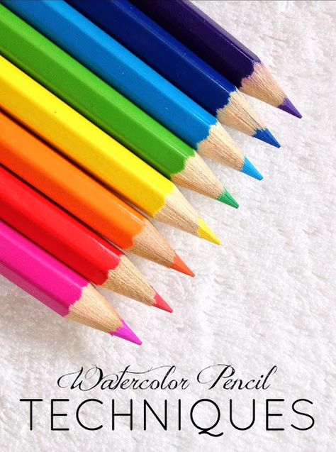 Colored Pencil Cards, Watercolor Pencils Techniques, Water Color Pencils, Pencil Techniques, Watercolour Pencils, Water Color Pencil, Coloring Techniques, School Desk, Watercolor Pencil