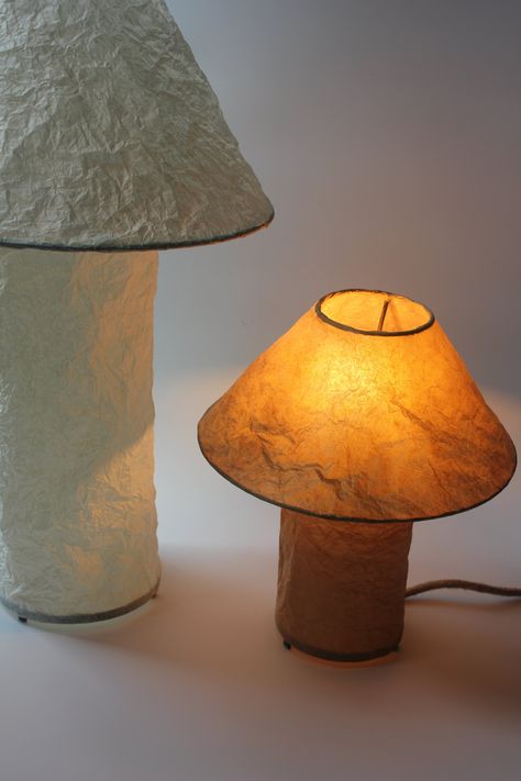 Available — Findere Paper Mache Lamp Shade, Paper Mache Lamp, Oak Lamp, Ap Studio Art, Home Vibes, Studio Art, Paper Mache, Art Studios, Natural Dyes