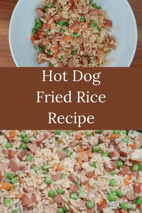 Oven Hot Dogs, Rice Recipe Easy, Fried Rice Recipe Easy, Hot Dog Recipes, Fried Rice Recipe, Dog Recipes, Rice Recipe, Rice Dishes, Cooking Ideas