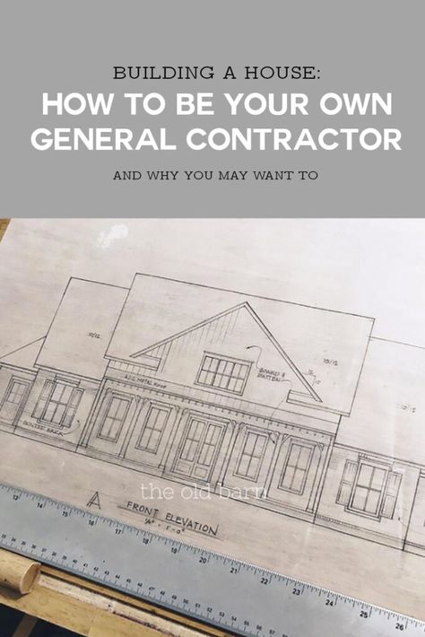 Building a Home and Self-contracting ⋆ The Old Barn Self Contracting House, New Construction Checklist Building A House, Checklist For Building A New House, New Construction Checklist, Building A House Checklist, Building A House Cost, Home Construction Cost, Oak Farmhouse, House Checklist