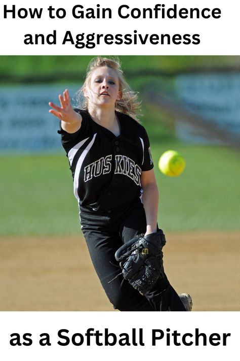 This article aims to provide valuable insights and practical tips for softball pitchers. Pitchers seeking to gain confidence and adopt a more aggressive approach while playing. Travel Softball, Softball Workouts, Softball Pitcher, Softball Bats Fastpitch, Softball Stuff, Softball Training, Mental Toughness, Softball Bats, Gain Confidence